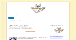 Desktop Screenshot of centrogongsun.com